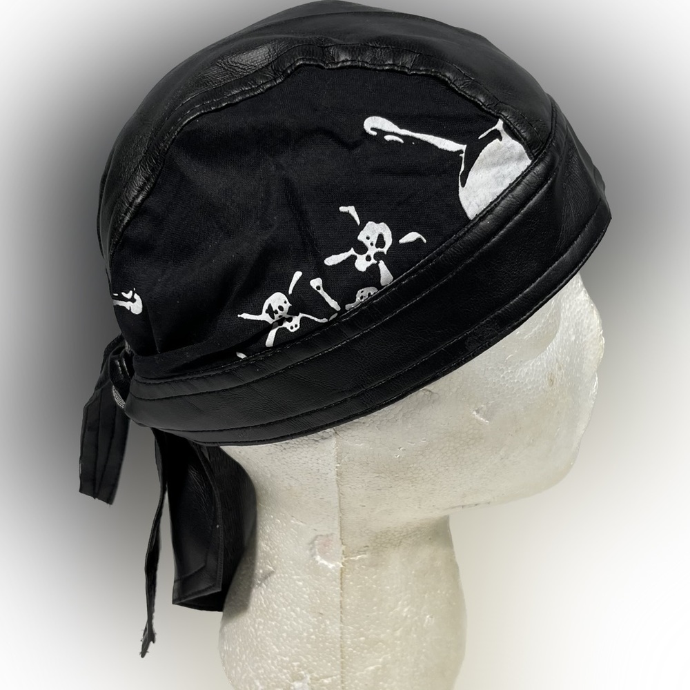 Biker Skull Cap Chopper Motorcycle Bandanna Head Wrap Du Doo Do Rag Hat